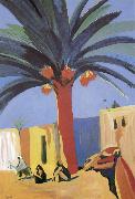 unknow artist Egypt palm oil painting reproduction